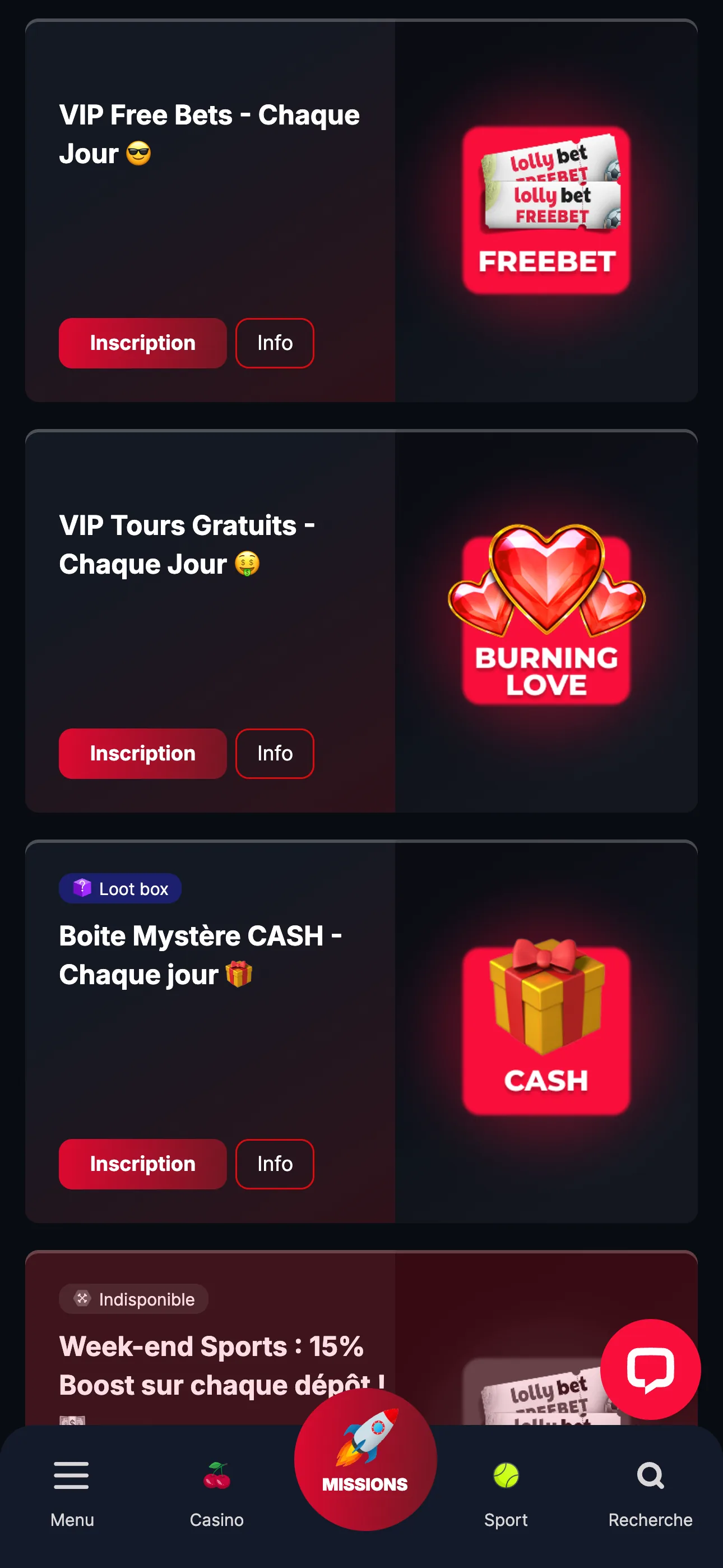 Bonus Lolly Bet sur mobile avec suivi de l’offre et du solde